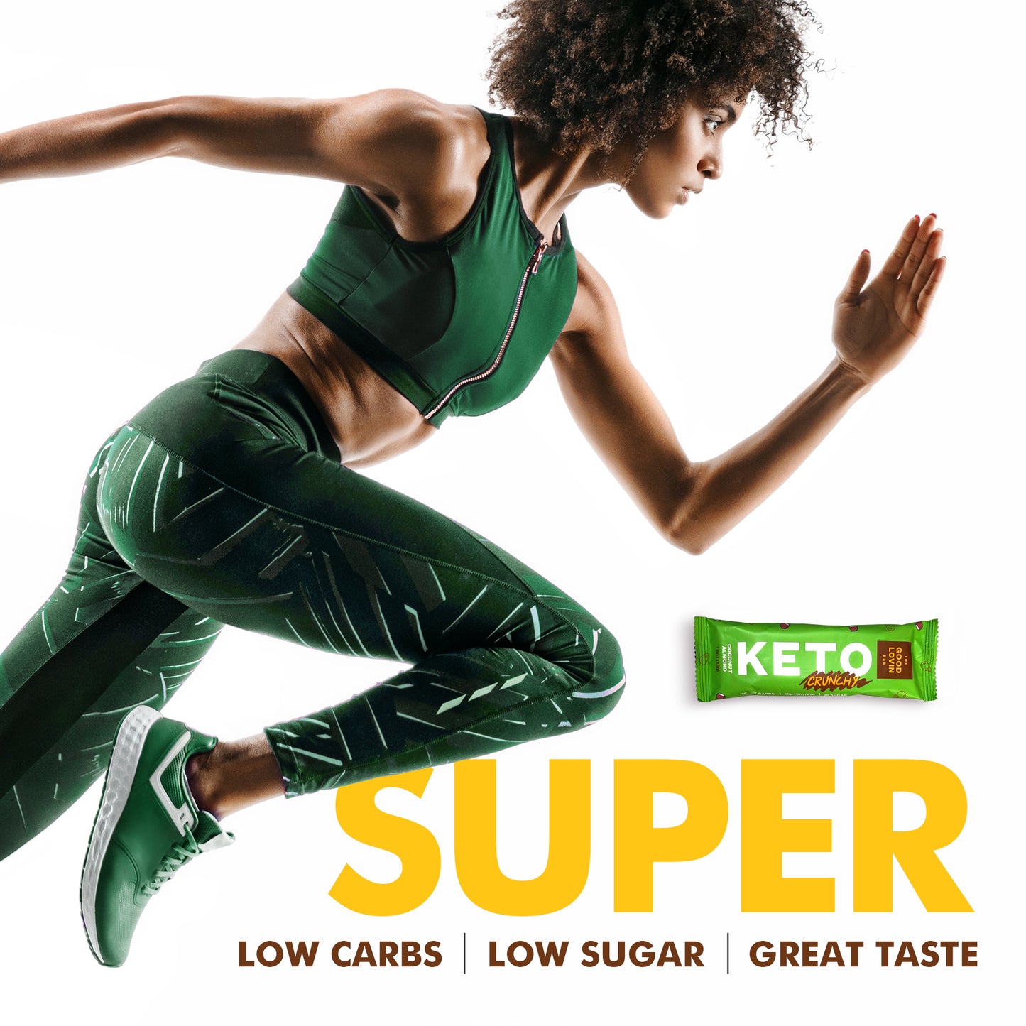 BEST ORGANIC KETO BAR “CRUNCHY” Coconut Almond (4ct)