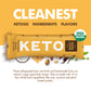 ORIGINAL ORGANIC KETO BAR Peanut Butter Brownie Flavor (4ct) Refrigerated Snack Bar The Good Lovin' Bar 